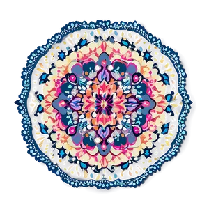 Custom Doily Design PNG Fjg