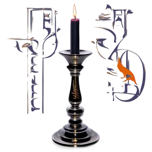 Custom Engraved Candlestick PNG 06262024 PNG