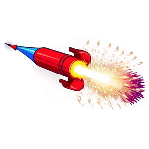 Custom Firework Rocket PNG 06212024 PNG