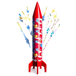 Custom Firework Rocket PNG 06212024