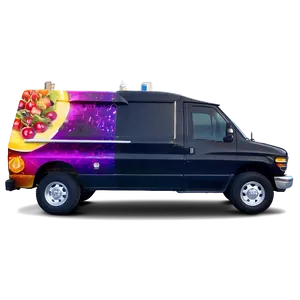 Custom Food Truck Van PNG Wml PNG