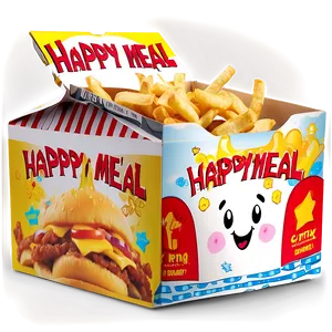 Custom Happy Meal Box Graphics Png 06212024 PNG image