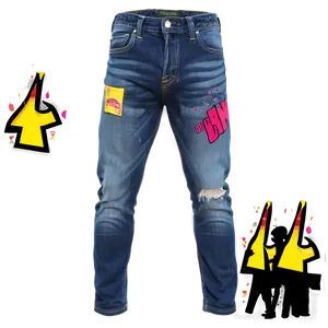 Custom Jean Design Png 44 PNG image