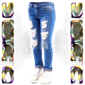 Custom Jean Design PNG Ewb PNG
