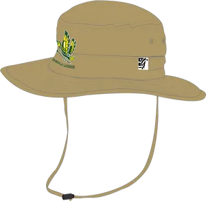 Custom Lacrosse Bucket Hat Design PNG