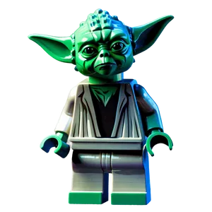 Custom Lego Yoda Creation PNG 06282024