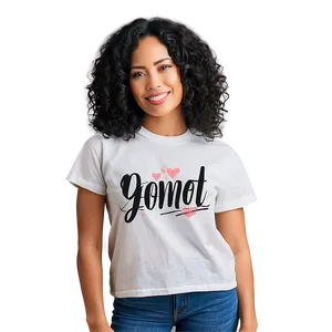 Custom Lettering Graphic Tee PNG Krt93 PNG