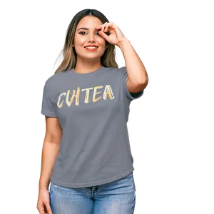 Custom Lettering Graphic Tee PNG Tmt24 PNG