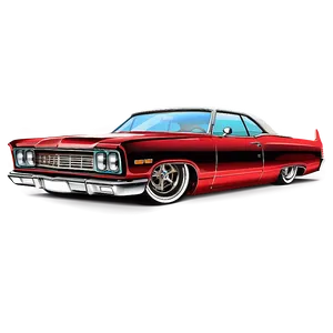 Custom Lowrider Illustration Png 12 PNG image