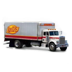Custom Mail Delivery Truck PNG 06282024