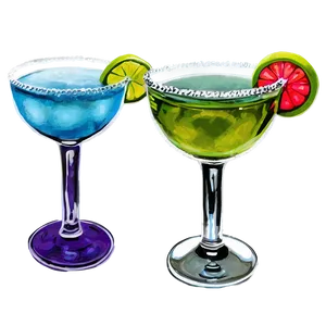 Custom Margarita Glass PNG Ekw93 PNG