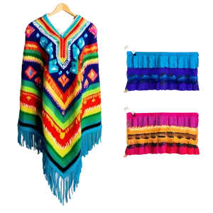 Custom Mexican Poncho Creation Png 5 PNG image