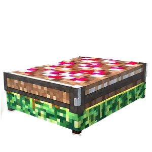 Custom Minecraft Bed Png Jor PNG image