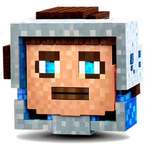 Custom Minecraft Steve Head Png 22 PNG image