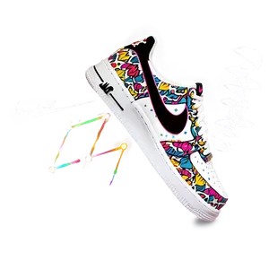 Custom Nike Air Force 1 Design Png 06262024 PNG image