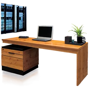 Custom Office Desk PNG Cfp