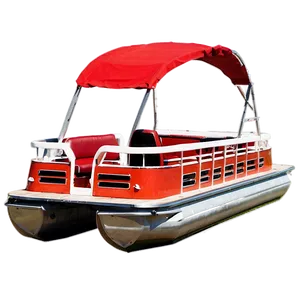 Custom Painted Pontoon Boat PNG Wuj34