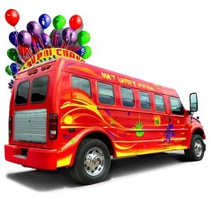 Custom Party Bus Design Png 19 PNG image