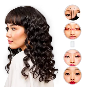 Custom Perm Hair Techniques PNG Aft PNG
