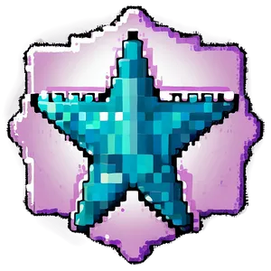 Custom Pixel Star Badge Png 63 PNG image