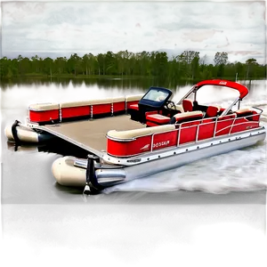 Custom Pontoon Boats Png 06282024 PNG image