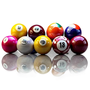Custom Pool Balls PNG 06292024 PNG