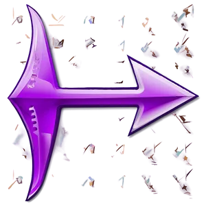 Custom Purple Arrow PNG Dra
