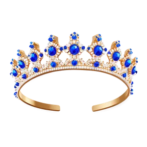 Custom Queen Crown Design PNG Vor
