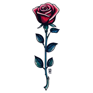 Custom Rose Tattoo Sketch PNG Ubr PNG