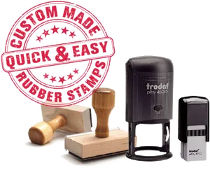 Custom Rubber Stamps Variety PNG image
