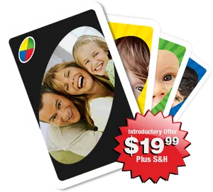 Custom Uno Cards Advertisement PNG image