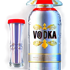 Custom Vodka Bottle PNG 06212024