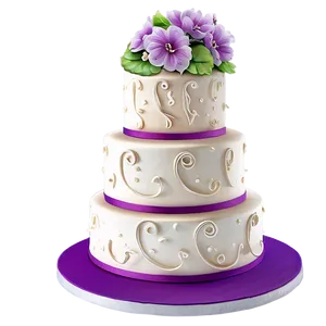 Custom Wedding Cake PNG 06122024