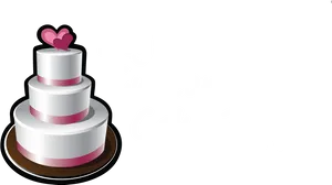 Custom Wedding Cake Topper Graphic