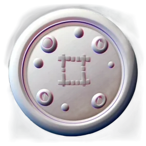 Custom White Button Design PNG 13 PNG
