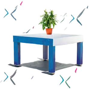 Custom White Table PNG 06122024