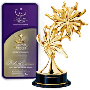 Customer Service Award Trophy Png Rgk1 PNG image