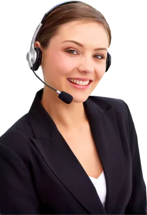Customer Support Representative Smile PNG