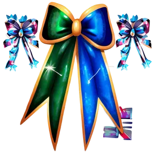 Customizable Cheer Bow PNG 57