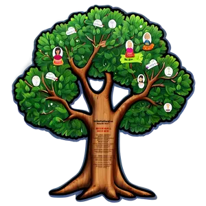 Customizable Family Reunion Tree PNG 06212024