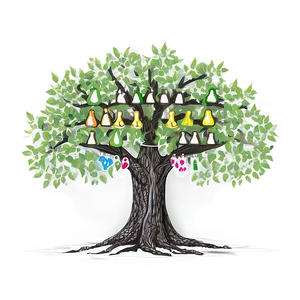 Customizable Family Reunion Tree PNG 44