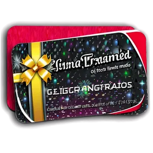 Customizable Gift Card Png 57 PNG image