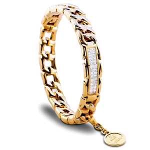 Customizable Gold Bracelet PNG 06282024