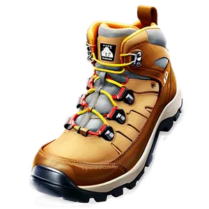 Customizable Hiking Boot Design PNG Osc50