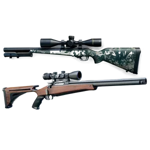 Customizable Hunting Rifle Setup PNG 67