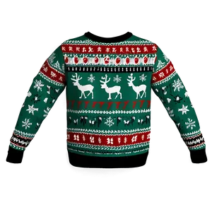Customizable Ugly Christmas Sweater PNG 45