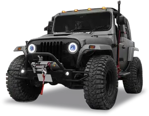 Customized Off Road Vehicle Thar PNG image