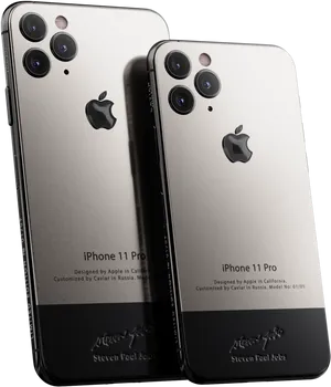 Customizedi Phone11 Pro Steve Jobs Edition PNG image