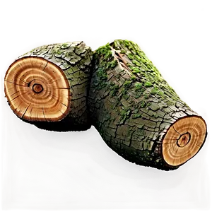 Cut Tree Trunk PNG 05242024