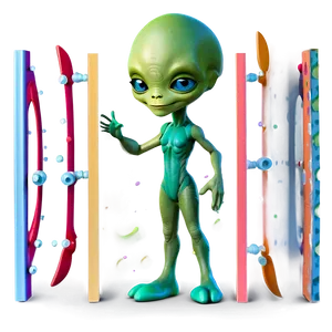 Cute Alien Character PNG 55 PNG